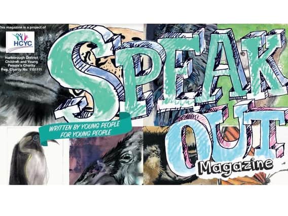 The Speak Out magazine logo.