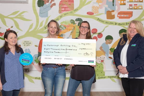 A new community room which can host a range of events and activities has opened in Harborough's Eco Village, thanks to the £9,000 grant from Severn Trent.