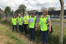 The sunflowers were planted by rotarians and supplied by LOROS as part of the charity’s campaign to highlight the need for compassion in and around Market Harborough.