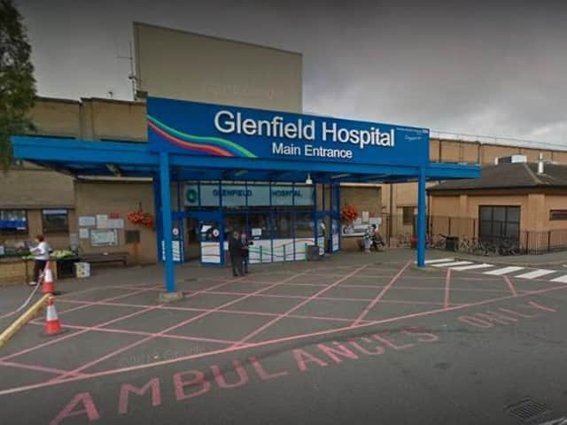 Glenfield Hospital.