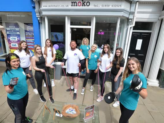 Staff at Moko Salon & Spa alongside RnR Recovery Uk are training hard for this year's annual charity challenge The Spartan Race. They have two teams running in aid of Papyrus, a youth suicide prevention charity.
PICTURE: ANDREW CARPENTER