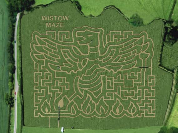 The award-winning Wistow Maze is poised to reopen after the tough pandemic lockdowns – in the shape of a pheonix rising from the ashes.