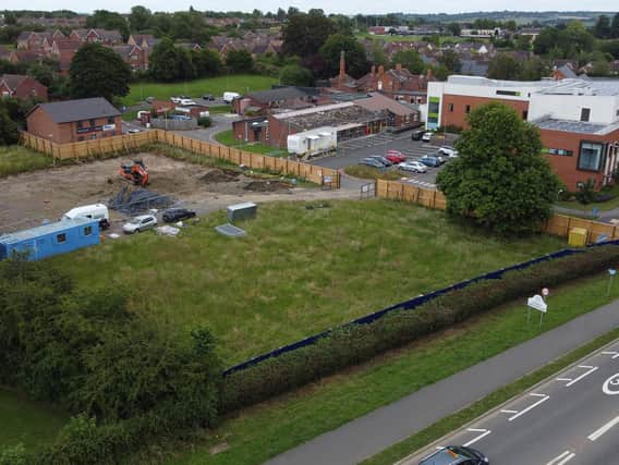 Work has started on the old Ambulance station site on Leicester Road.
PICTURE: ANDREW CARPENTER