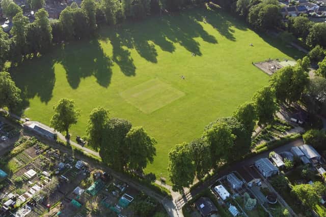 Little Bowden Recreation Ground on Northampton Road. Photo by Andrew Carpenter.