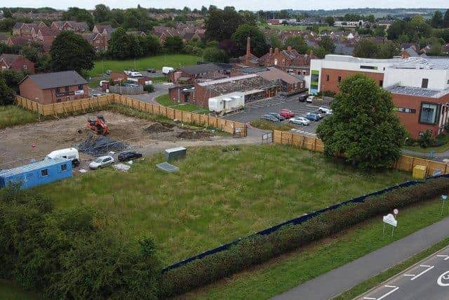 The site for the new care home
