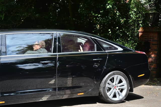 Fans, family and friends turned out to pay an emotional final salute at the funeral of Engelbert Humperdinck’s wife Patricia in Great Glen this afternoon (Tuesday).