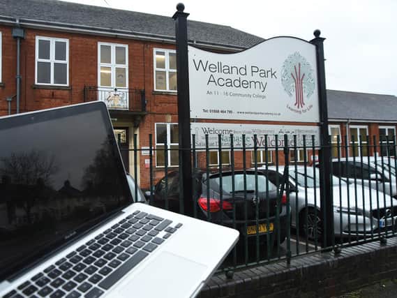 The cyber attack took place at the Welland Park Academy on January 16.