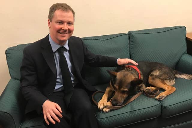 Harborough MP Neil O’Brien is backing much tougher sentences for cruel dognappers as they will face up to seven years behind bars.