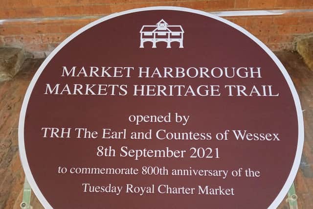 he Earl and Countess of Wessex came to Market Harborough to give the town’s emblematic Tuesday market’s 800th anniversary the royal seal of approval.
