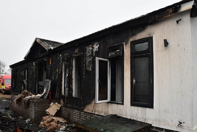 Lord Curtis Lodge forced a terrified family-of-six to flee for their lives when he set two caravans alight after he torched his ex-girlfriends caravan.