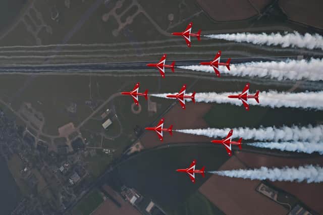 The Red Arrows have confirmed a flypast for Sunday late afternoon, so keep an eye on the skies in the Harborough district.