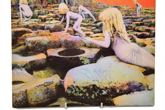 Signed Led Zeppelin albums will go under the hammer