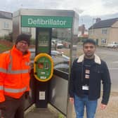 A good call - Ricky Mistry from Platform and Nick Algate from Broughton Astley Parish Council.