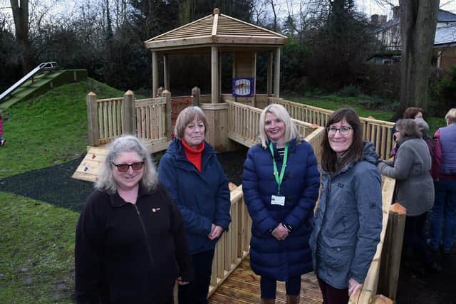 From left, Toni Rice trustee, Vicki Bray chairman, Councillor Jo Asher and Robert Monk trustee Nicola Hazell. 
PICTURE: ANDREW CARPENTER