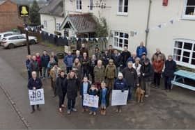 Villagers campaign against plans for a huge new prison near Gartree