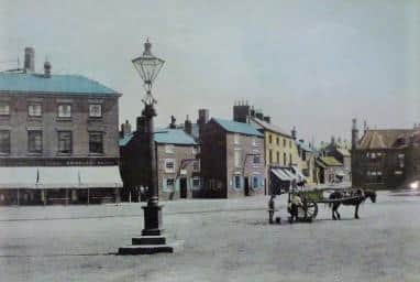 Californian Margaret Rance inherited this mystery image from her family and initial enquiries led her to believed it was a view of Market Harborough.