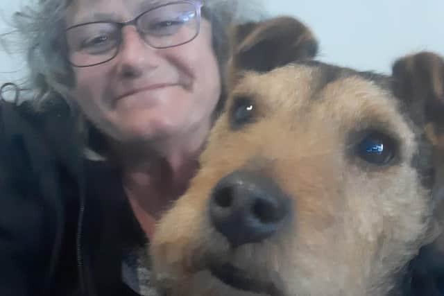 Thrilled Penny Farnsworth said she was “overjoyed” after being reunited with adventurous Bob the Lakeland terrier after his astonishing ordeal.