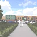 Artist's impression of the new school. Picture: Leicestershire County Council