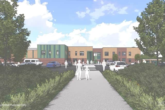 Artist's impression of the new school. Picture: Leicestershire County Council