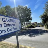 HMP Gartree prison entrance.
PICTURE: ANDREW CARPENTER