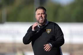 Mitch Austin admits he may have to shift his management style to help Harborough Town step up their game. (Photo credit: Rob O'Brien)