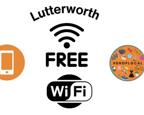 Wi-fi has been rolled out across Lutterworth town centre