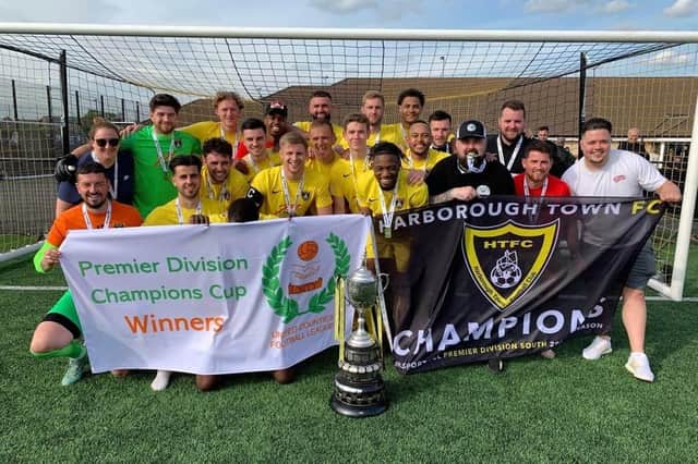 It's been a year to remember for Harborough Town after their treble-winning campaign in 2021/22