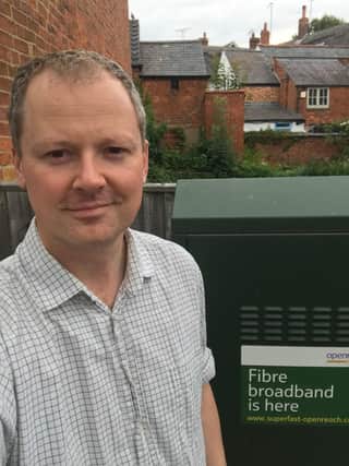 MP Neil O'Brien has welcomed the roll-out of fast broadband.