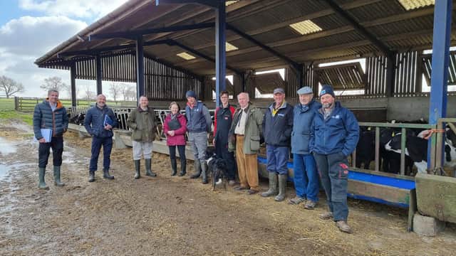 Mr Costa visits Gilmorton Farm in South Leicestershire which will benefit from the Government's farming pot.
