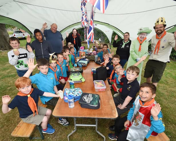 3rd Market Harborough Beavers during their picnic to celebrate the Queen's Platinum Jubilee.PICTURE: ANDREW CARPENTER