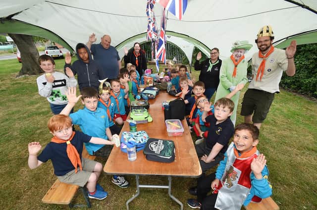 3rd Market Harborough Beavers during their picnic to celebrate the Queen's Platinum Jubilee.PICTURE: ANDREW CARPENTER
