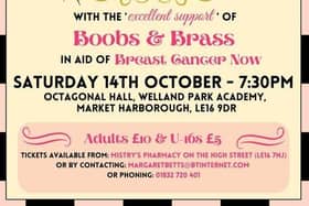 The concert will take place on Saturday in aid of Breast Cancer Now.