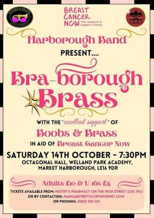 The concert will take place on Saturday in aid of Breast Cancer Now.