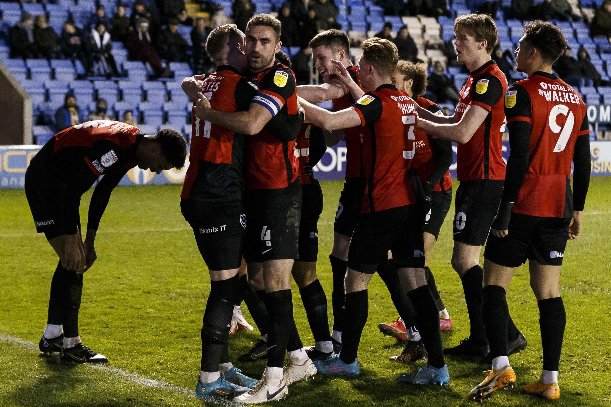Pompey face Fleetwood tomorrow bidding to record four consecutive victories. Picture: Daniel Chesterton/phcimages.com
