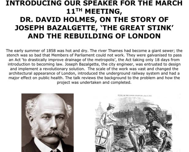 The Society’s March Newsletter front cover