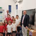 South Leicestershire MP Alberto Costa was grilled by parliamentary pupils when he visited Swinford Church of England Primary School.