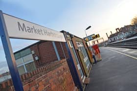 Trains running through the area in both directions between Kettering and Leicester are being diverted and not calling at Market Harborough. Some services also may not be able to call at Leicester.