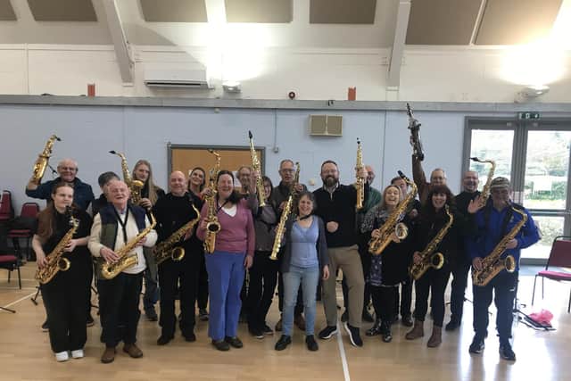 Saxophonists with Dan Forshaw