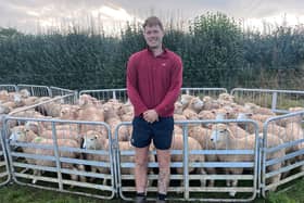 James Horn won the sustainable sheep farmer award