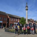 The ceremony took place on the Square in Market Harborough.