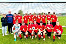 Harborough Town U14s 2012 recently struck a kit sponsorship deal with Shindig DJs, a vinyl DJ service based in the town.