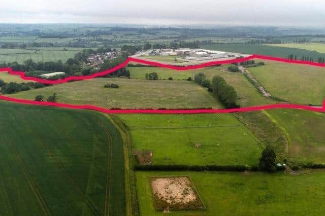 The proposed site of the new super jail