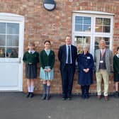 Harborough MP Neil O’Brien had the honour of unveiling the building