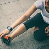 Suffering from a knee injury? Get yourself back to fitness with the help of Nuffield Health Leicester Hospital. Stock image