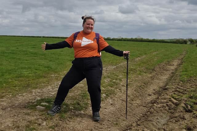 Despite being diagnosed with MS 15 years ago, Jemma is on a mission to walk 5,000 miles over five years for the MS Society.
