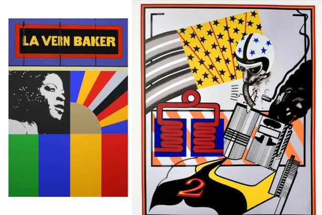 Sir Peter Blake's La Verne Baker and Peter Philips' Custom Painting No 6 were among those artworks stolen during the 2019 burglary at Neill Holt Hall.