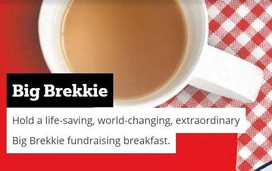 Market Harborough Congregational Church is staging its “Big Brekkie” initiative for Christian Aid across the town on Saturday May 28.
