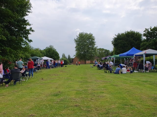 Kingston Way residents held their own Jubilee party