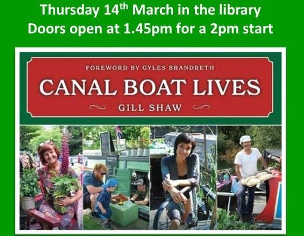 Canal Boat Lives with Gill Shaw at Kibworth Community Library