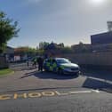 Police remain at the scene for 'reassurance purposes'